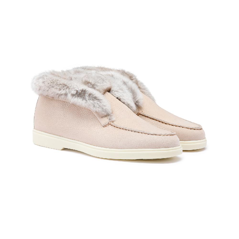 Santoni Stivaletto desert da donna in nabuk rosa I Più Venduti