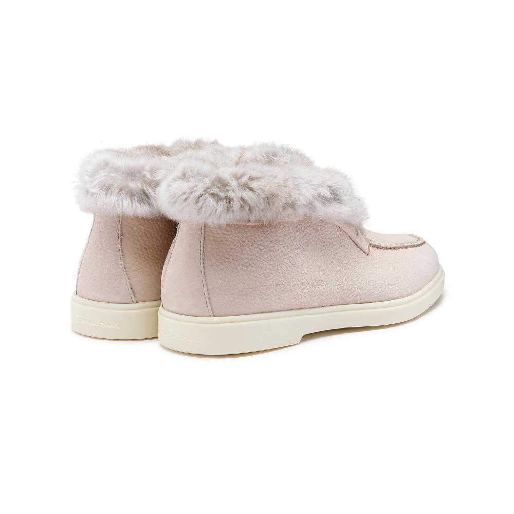 Santoni Stivaletto desert da donna in nabuk rosa I Più Venduti