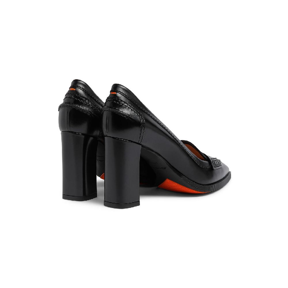Santoni Décolletés tacco alto da donna in pelle nera Qualità