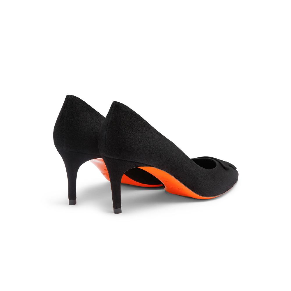 Santoni Décolletés tacco medio Santoni Sibille da donna in suede nero Novità