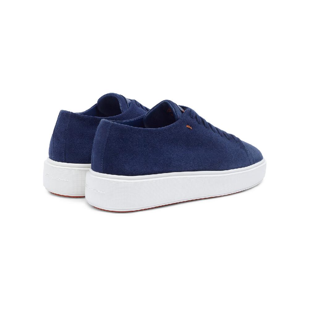 Santoni Sneaker da donna in suede blu Vendita Calda
