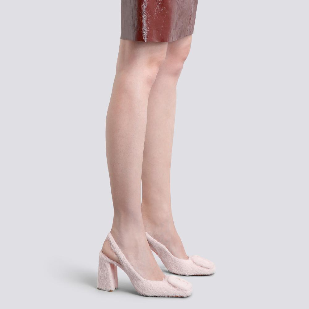 Santoni Décolletés tacco alto da donna in lana rosa Vendite Flash