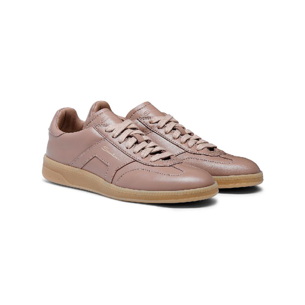 Santoni Sneaker DBS Oly da donna in pelle bottalata rosa Moda