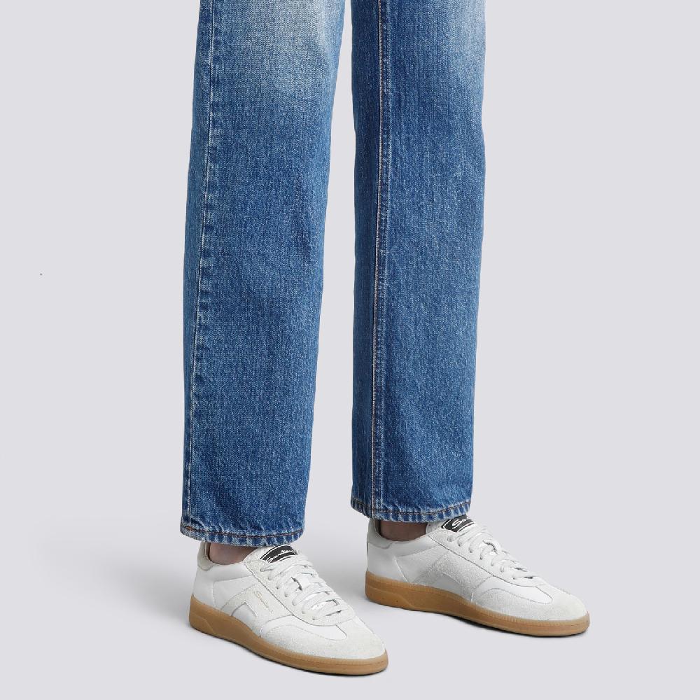 Santoni Sneaker DBS Oly da donna in pelle bottalata bianca 2025