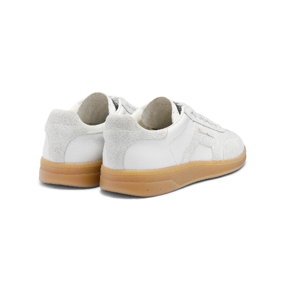Santoni Sneaker DBS Oly da donna in pelle bottalata bianca 2025