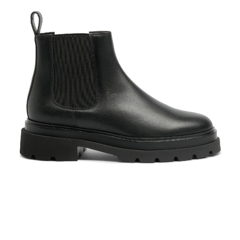 Santoni Stivaletto chelsea da donna in pelle nera