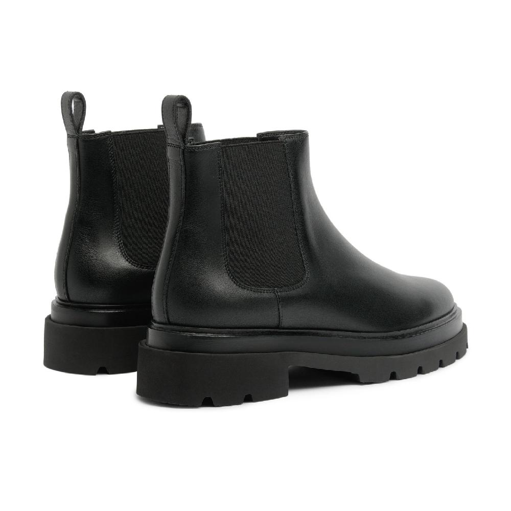 Santoni Stivaletto chelsea da donna in pelle nera 2025