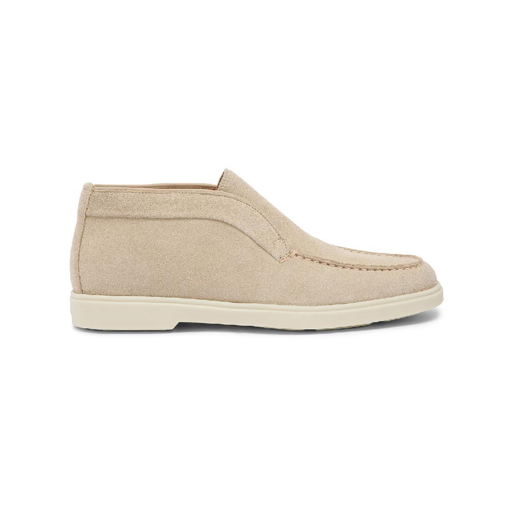 Santoni Stivaletto desert da donna in suede rosa