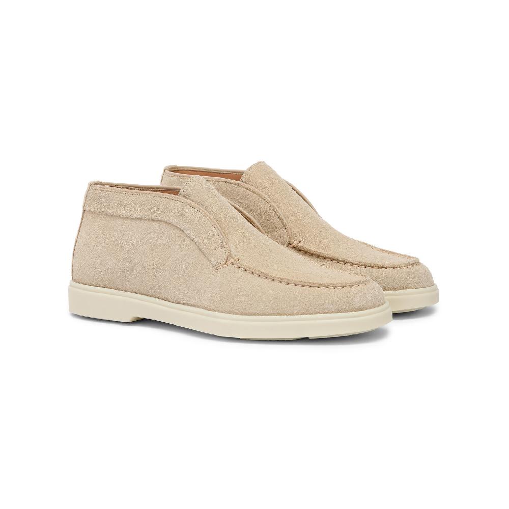 Santoni Stivaletto desert da donna in suede rosa Qualità