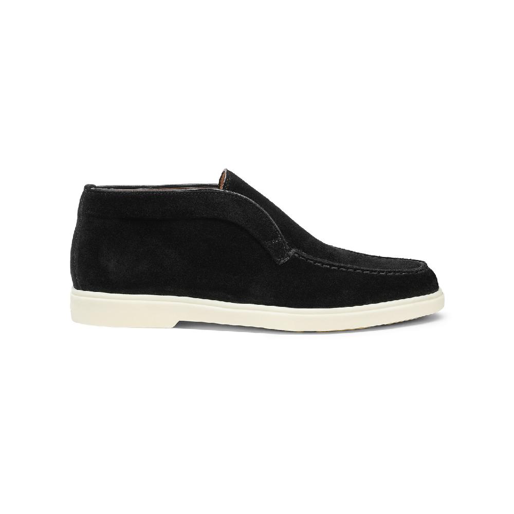 Santoni Stivaletto desert da donna in suede nero