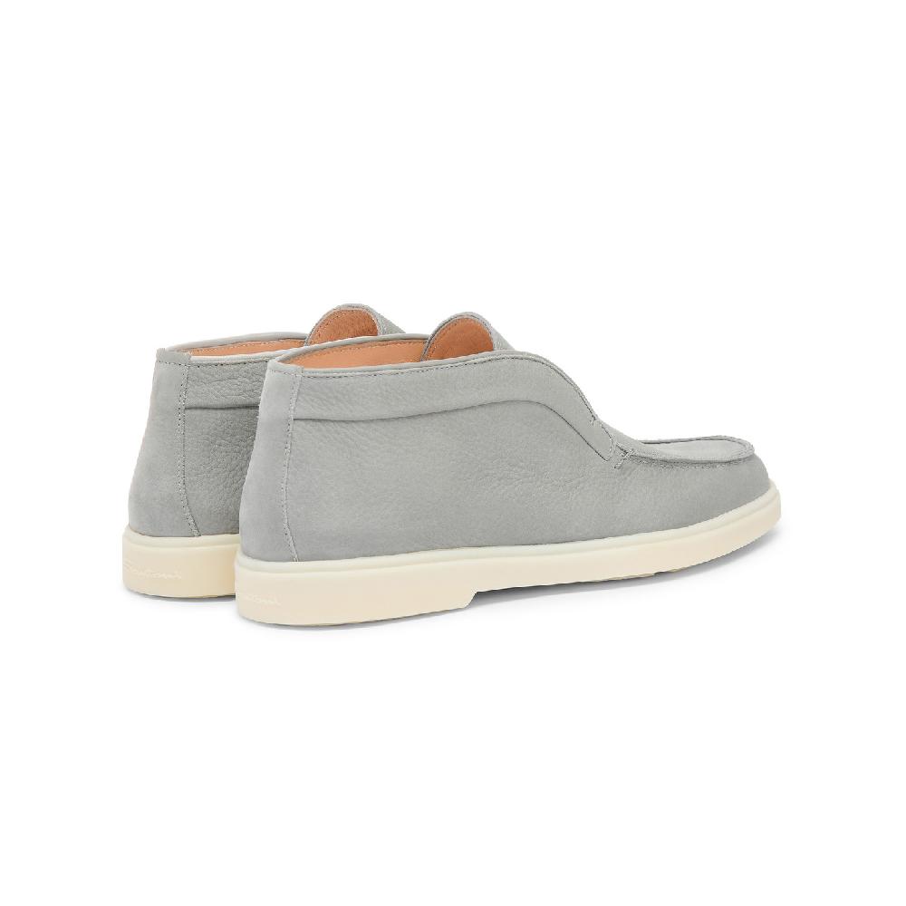 Santoni Stivaletto desert da donna in nabuk grigio Economico