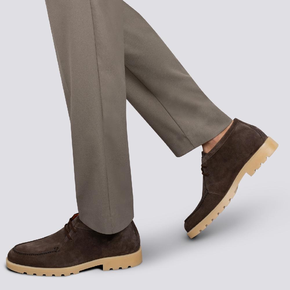 Santoni Stivaletto desert da uomo in suede marrone Promozione Limitata