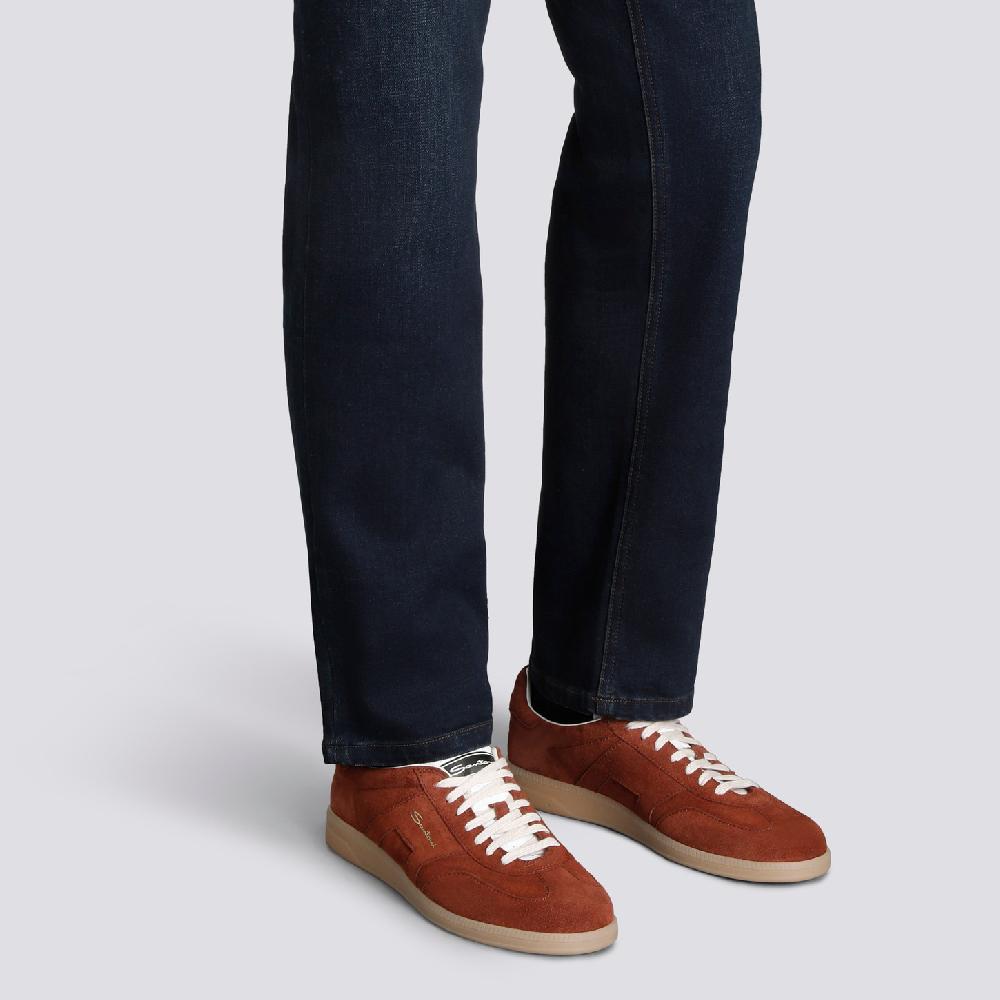 Santoni Sneaker DBS Oly da uomo in suede marrone Negozio