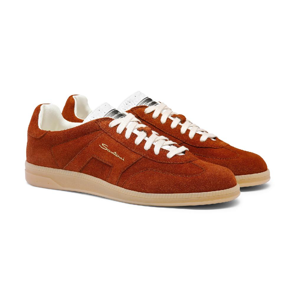 Santoni Sneaker DBS Oly da uomo in suede marrone Negozio