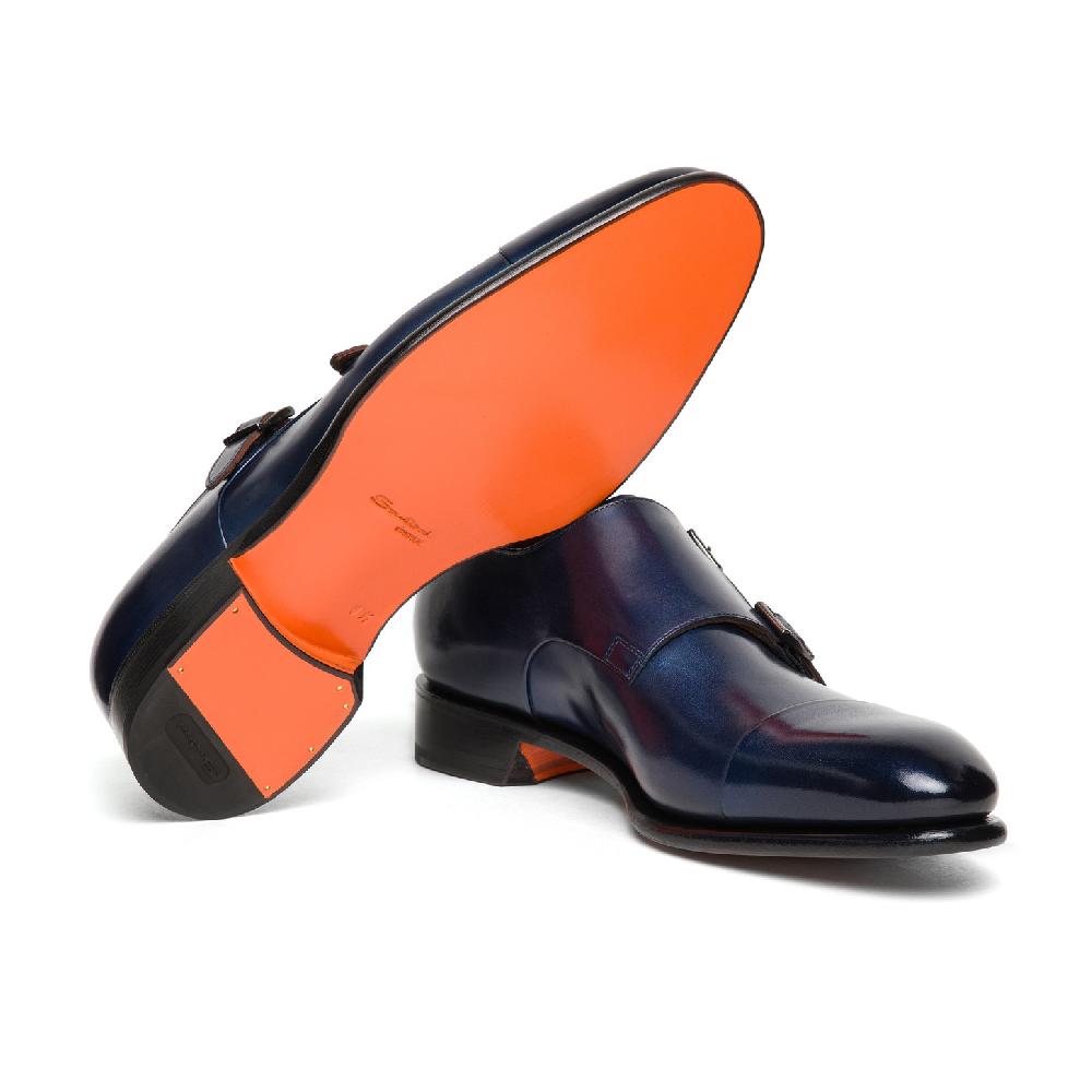 Santoni SANTONI CARTER - A TRIBUTE TO BMW 5 SERIES TOURING: colore Tanzanite Blue Metallic In Vendita
