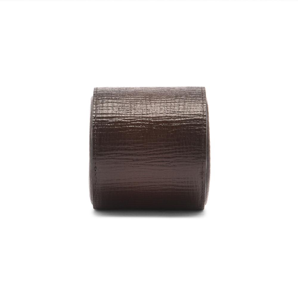Santoni Custodia portaorologi piccola in pelle stampata marrone Shopping Online