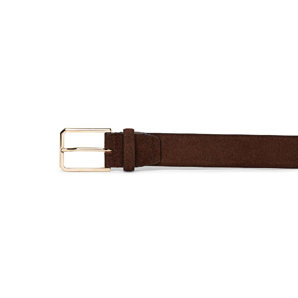 Santoni Cintura regolabile in suede marrone Affare Del Giorno