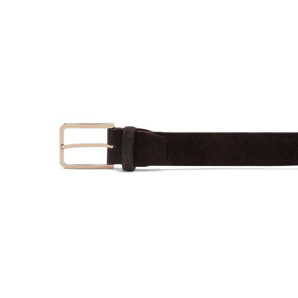 Santoni Cintura regolabile da uomo in suede marrone Convenienza