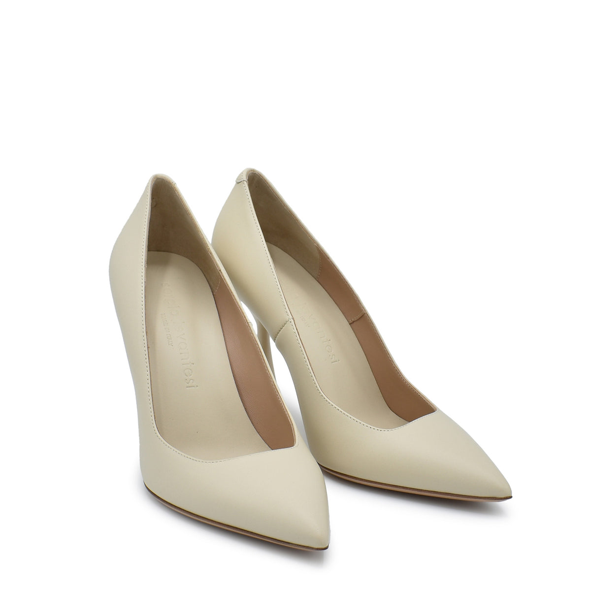 Sergio Levantesi Kira. Cachemire dune calf leather pumps Vendita Economica