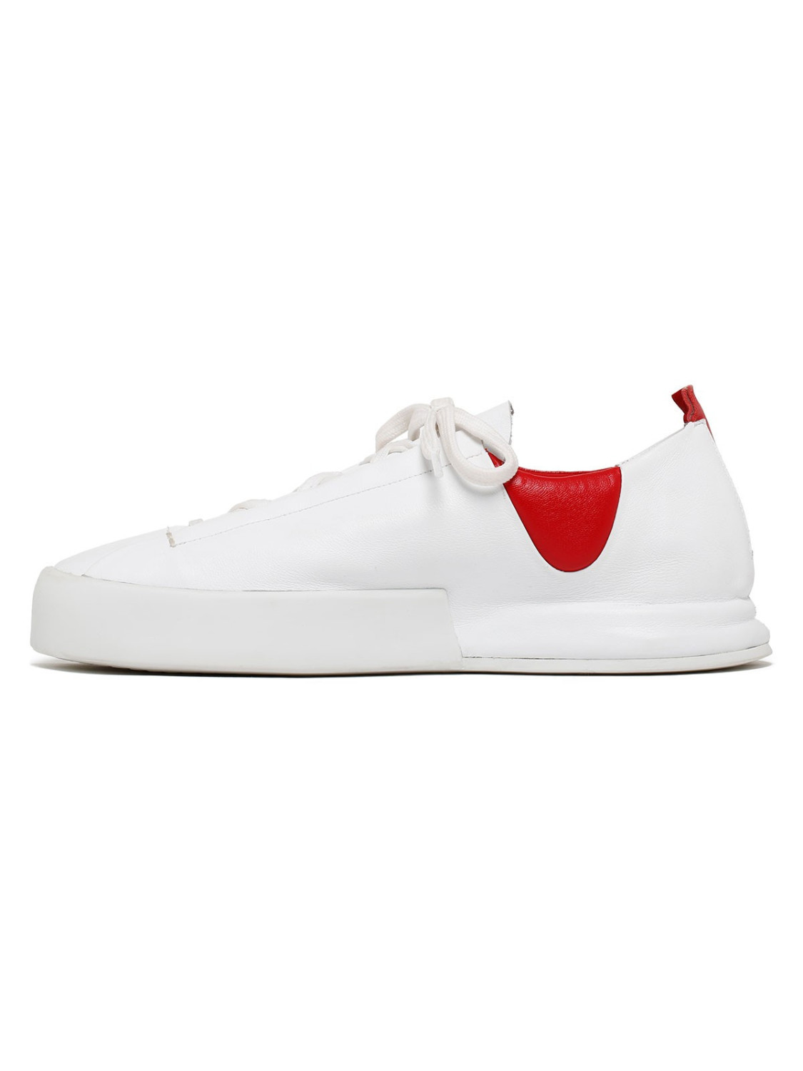 ﻿Silvano Sassetti Sneakers Lavelli bianco e rosso 2025