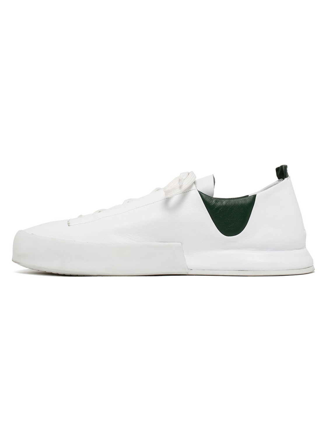 Silvano Sassetti Sneakers Durante bianco e verde In Linea