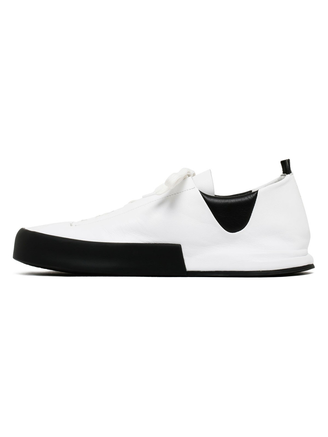 Silvano Sassetti Sneakers Acquarone bianche e nere Nuovo