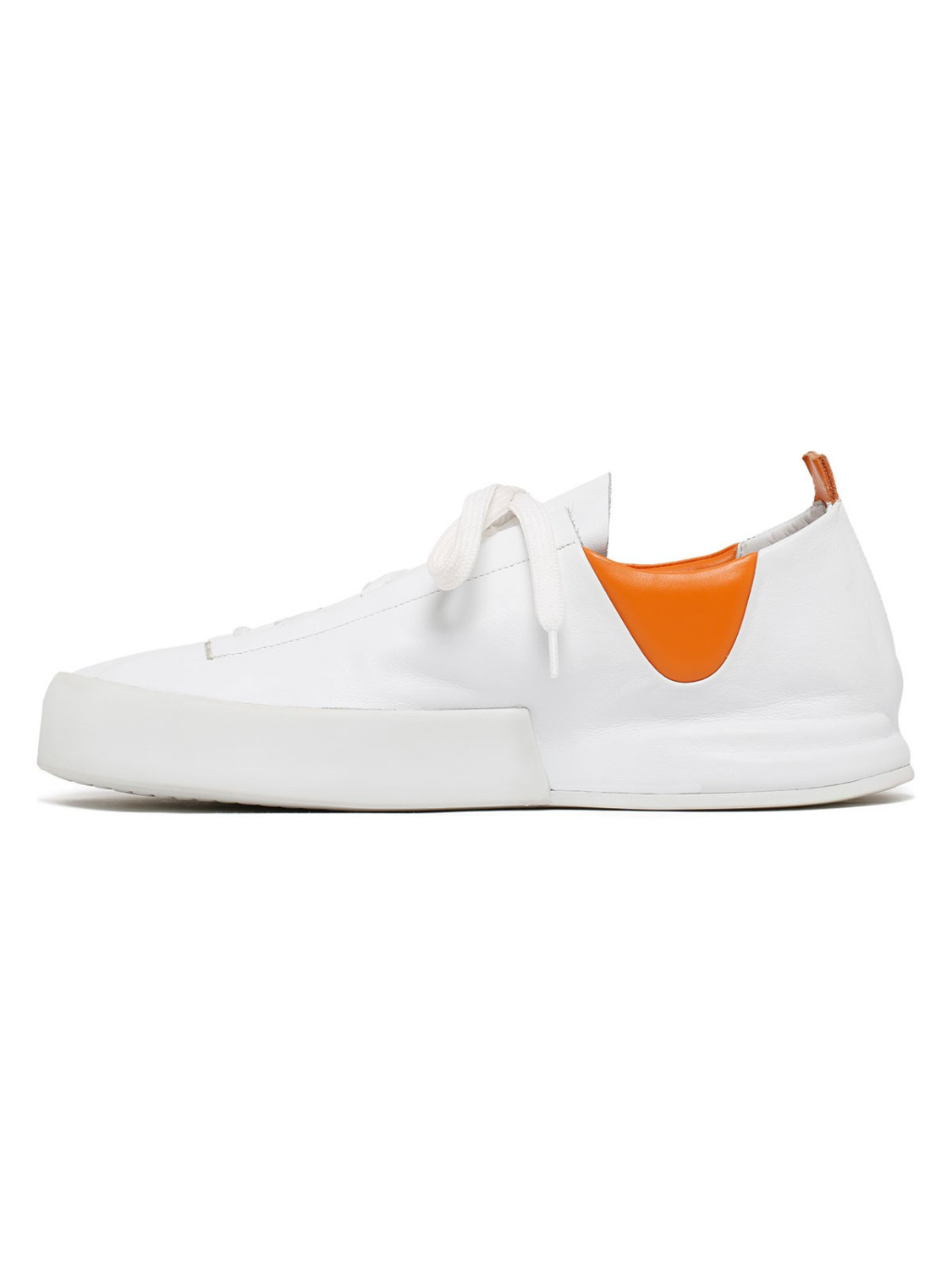 Silvano Sassetti Sneakers Incerti bianco e arancione Soddisfazione Garantita