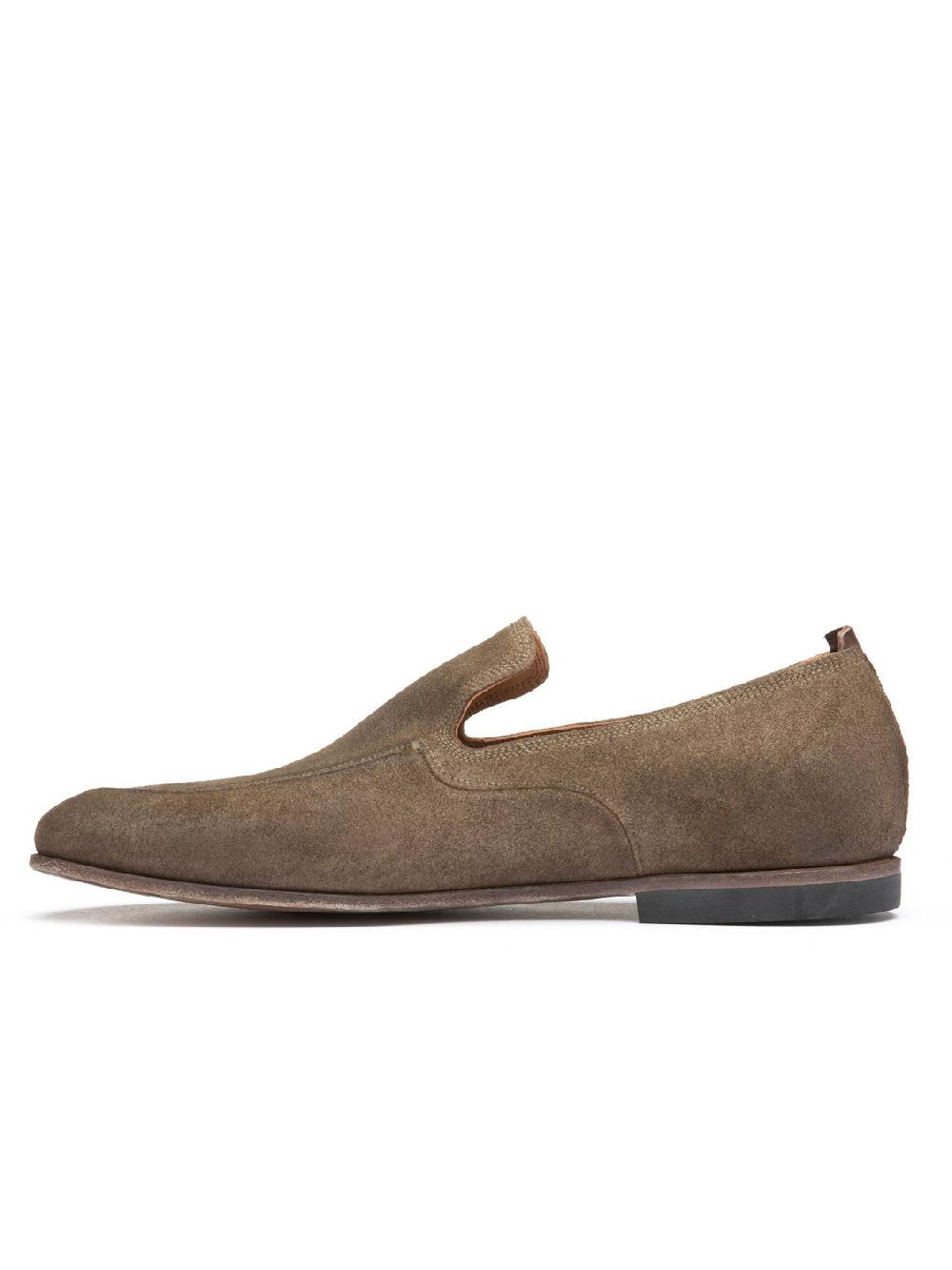 Silvano Sassetti Mocassini in suede color taupe Offerta San Valentino