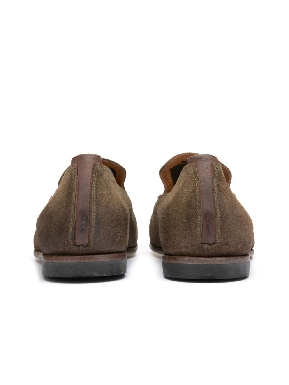 Silvano Sassetti Mocassini in suede color taupe Offerta San Valentino