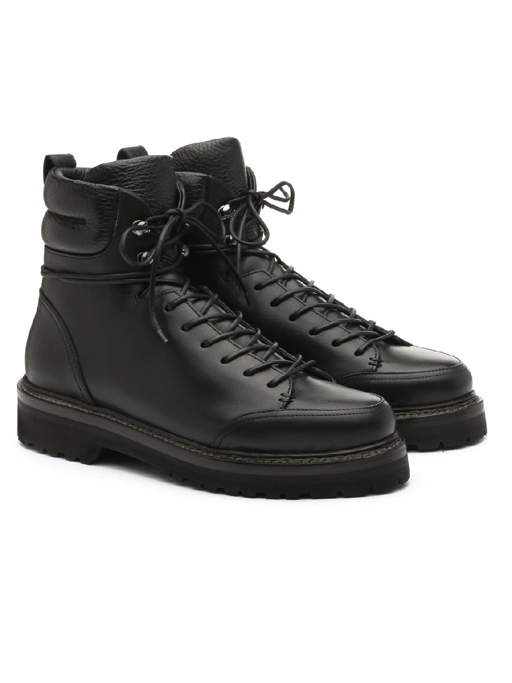 Silvano Sassetti Stivaletti in pelle nera Shopping Online
