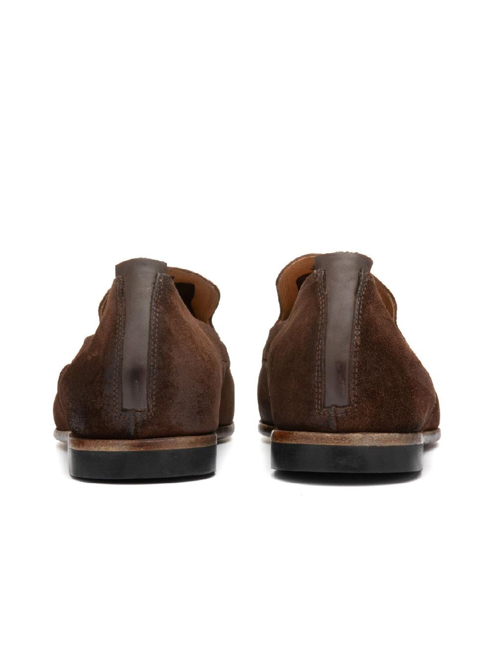Silvano Sassetti Mocassini in suede marrone Sottocosto