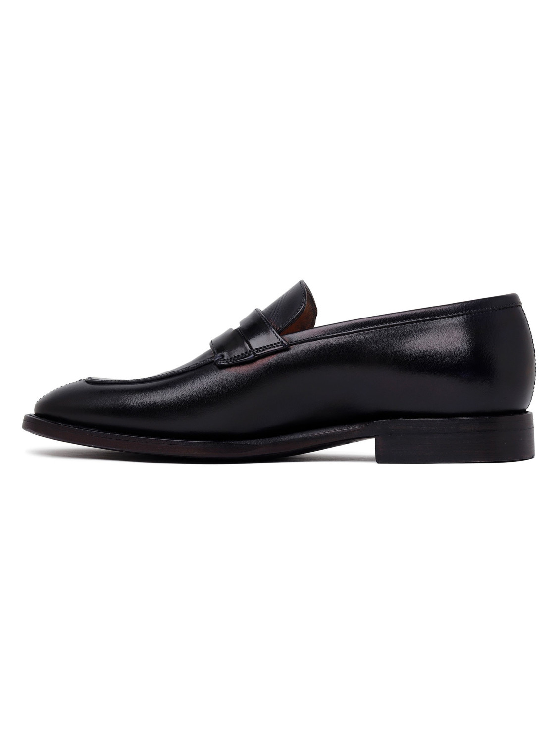 Silvano Sassetti Mocassini Marsiglia in pelle navy In Vendita