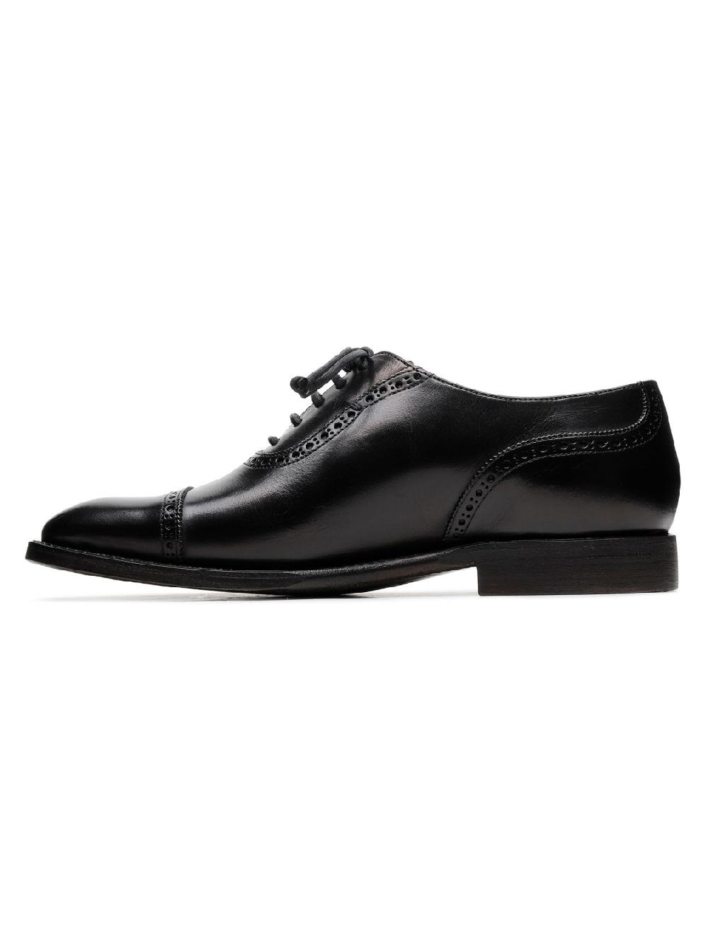 Silvano Sassetti Scarpe stringate Lione in pelle nera Saldi