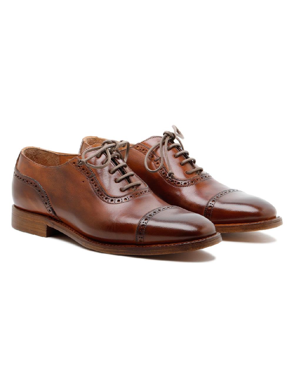 Silvano Sassetti Scarpe stringate Lione in pelle marrone Offerte