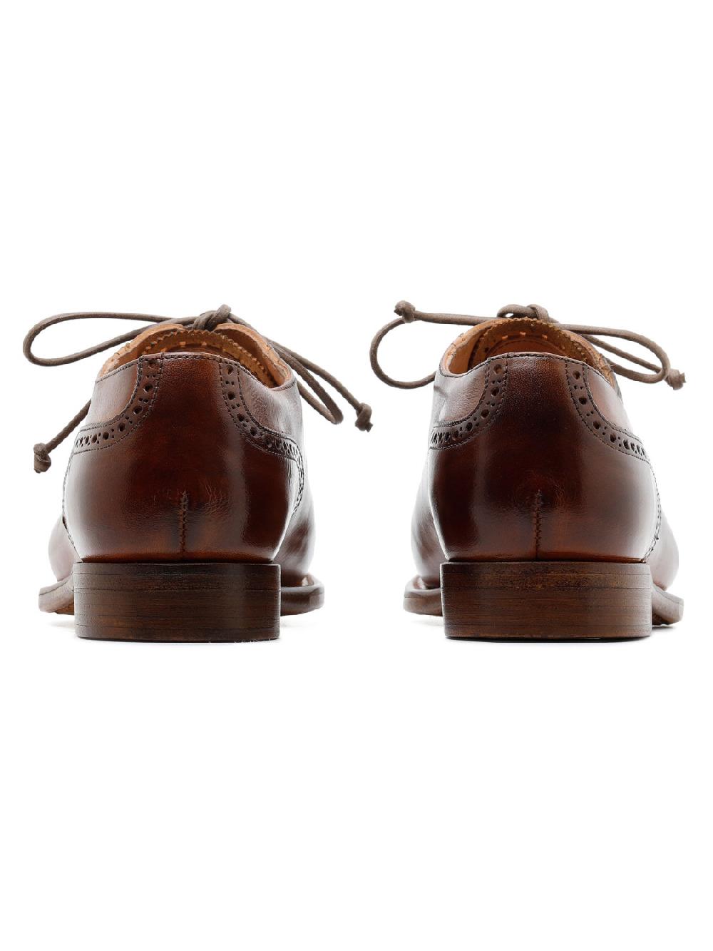 Silvano Sassetti Scarpe stringate Lione in pelle marrone Offerte