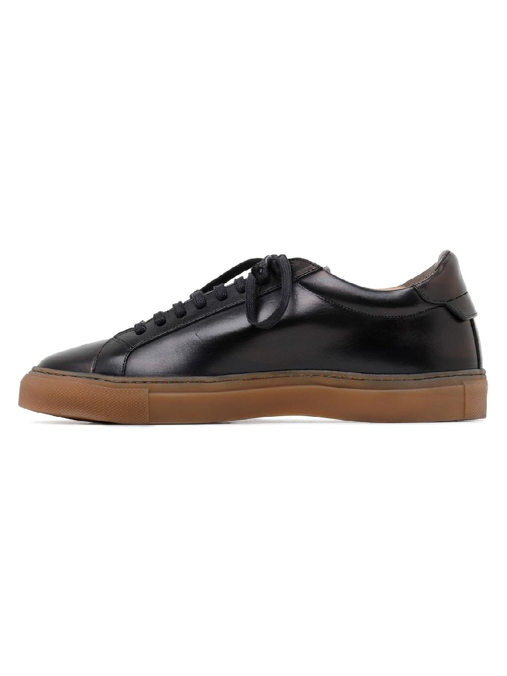 Silvano Sassetti Sneaker Romilly in pelle nera Hotsell