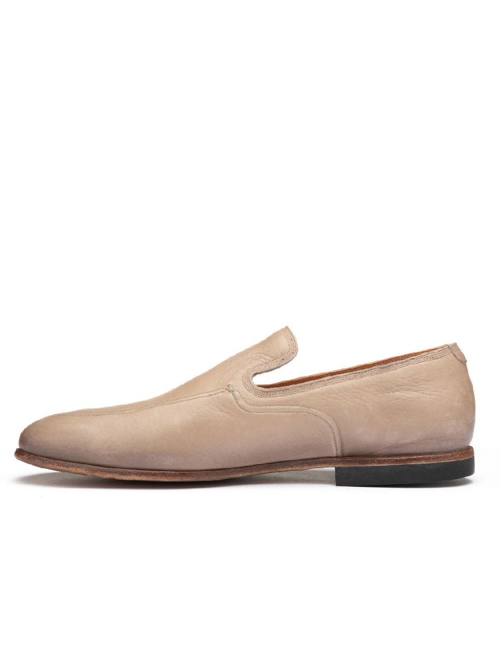Silvano Sassetti Mocassini in pelle color crema Vendite Flash
