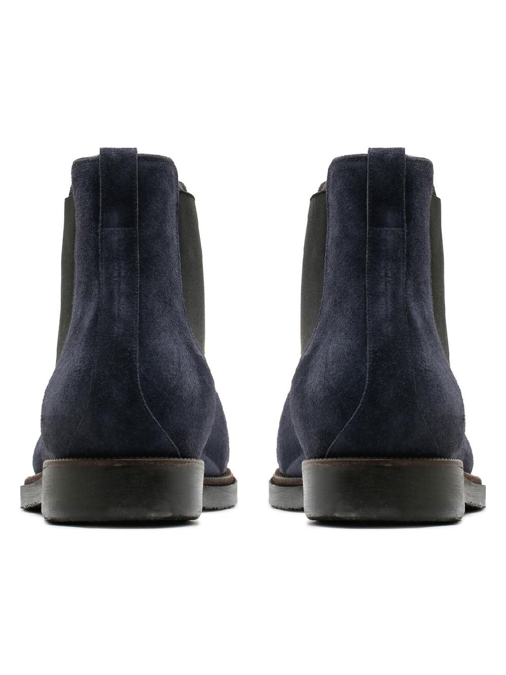 Silvano Sassetti Stivaletti in suede blu 2025