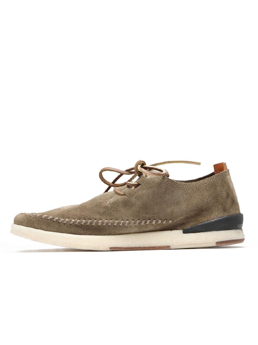 Silvano Sassetti Scarpe in suede color tortora Nuovo