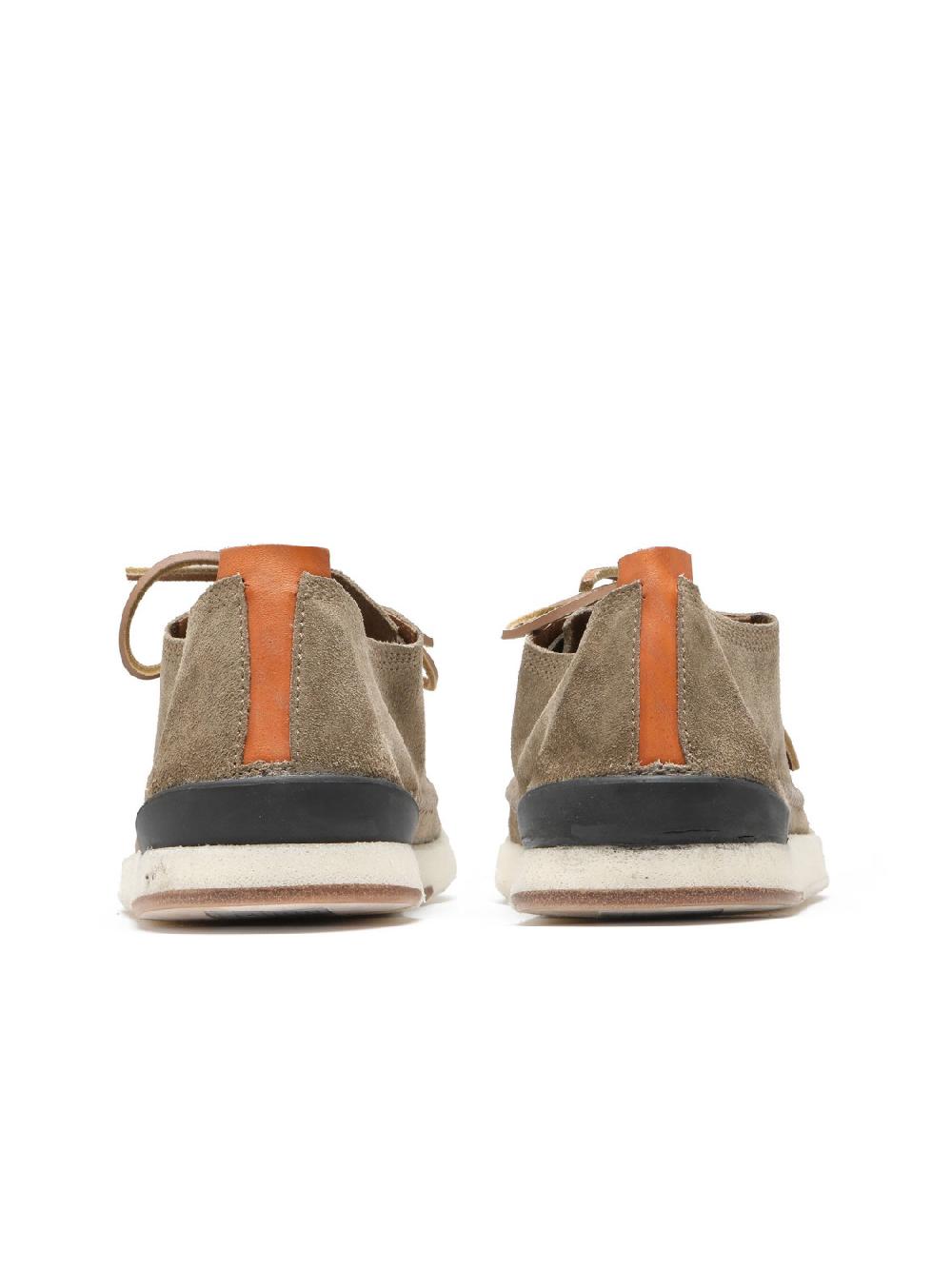 Silvano Sassetti Scarpe in suede color tortora Nuovo