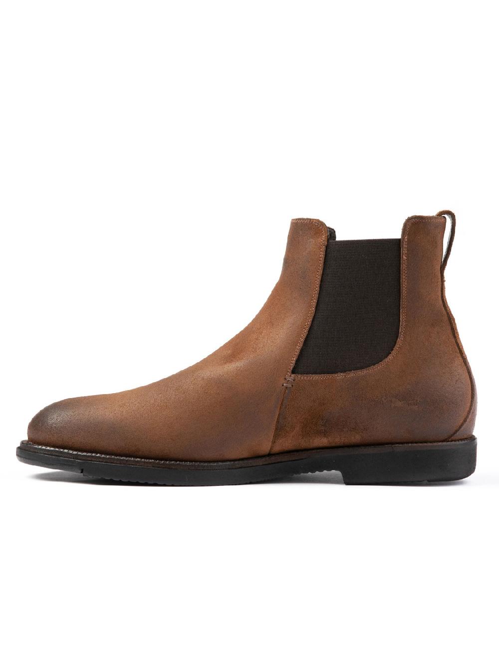 Silvano Sassetti Stivaletti in suede color brandy Negozi Online