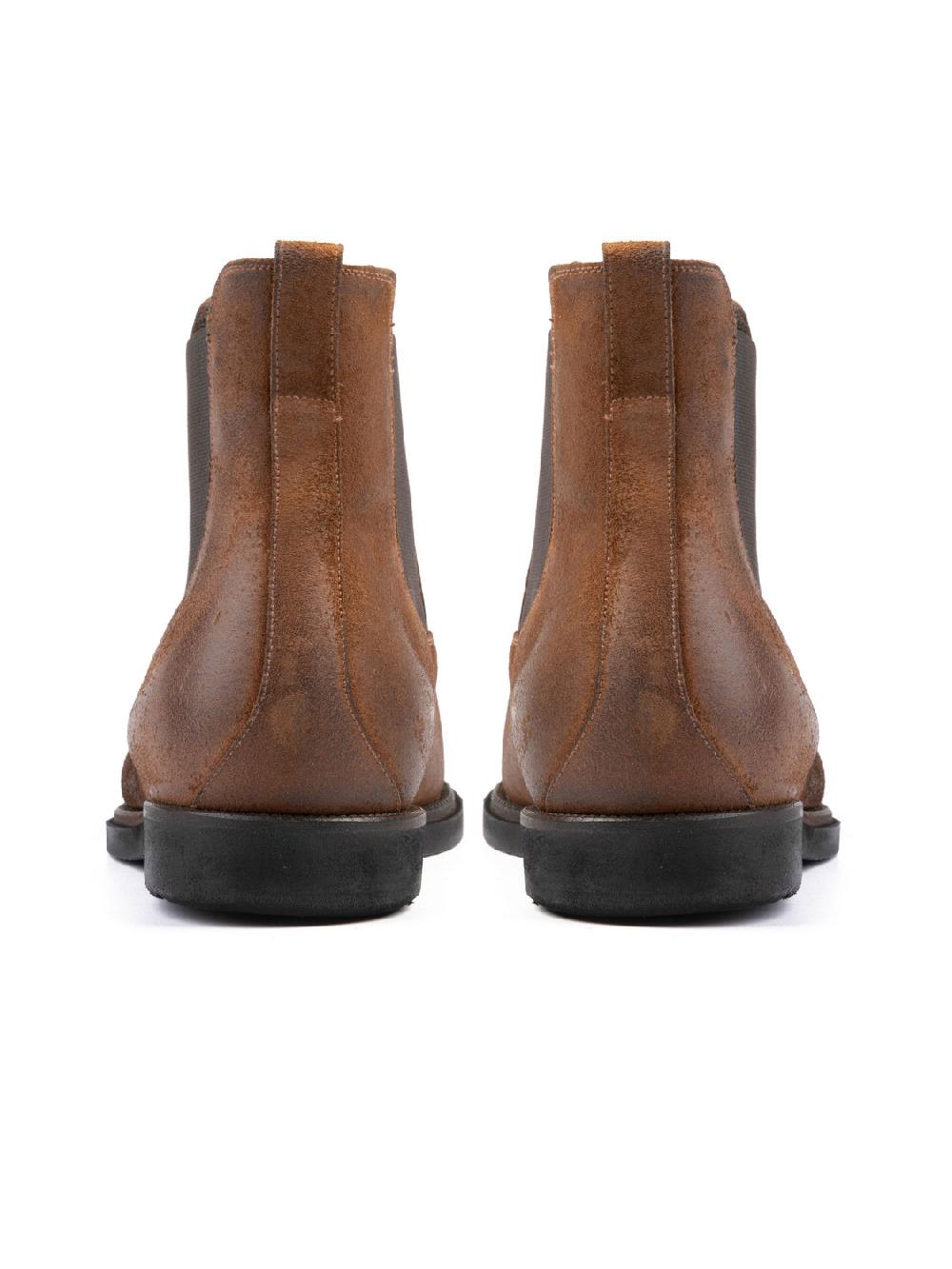 Silvano Sassetti Stivaletti in suede color brandy Negozi Online