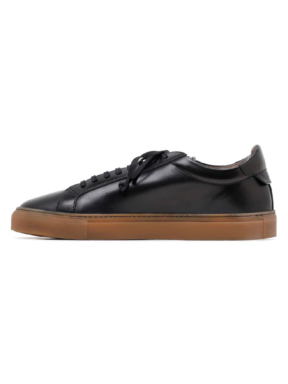 Silvano Sassetti Sneaker Romilly in pelle nera Promozione Limitata