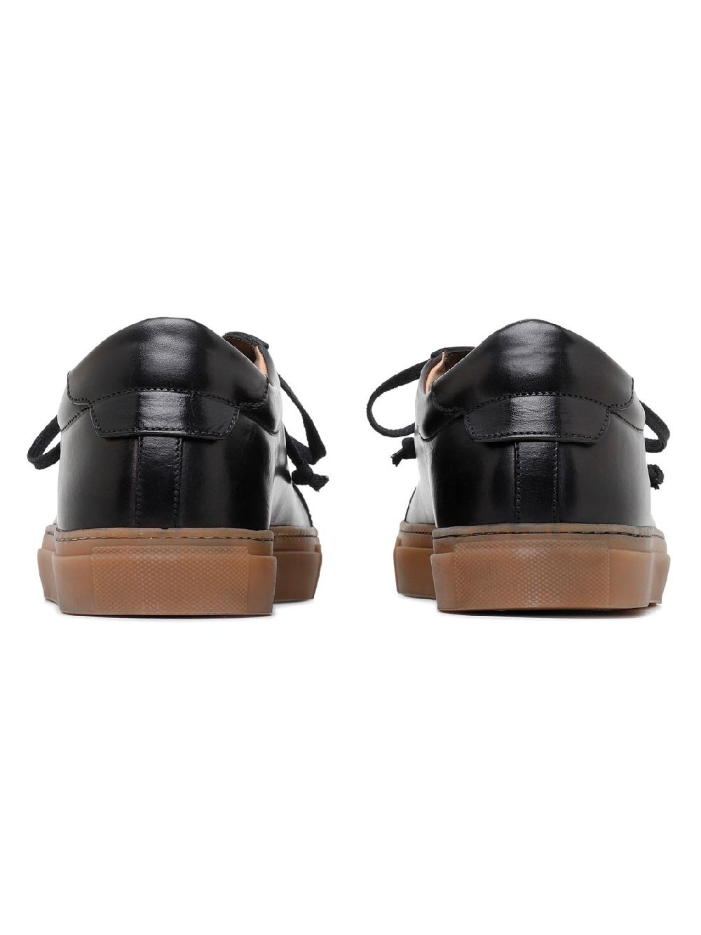 Silvano Sassetti Sneaker Romilly in pelle nera Promozione Limitata