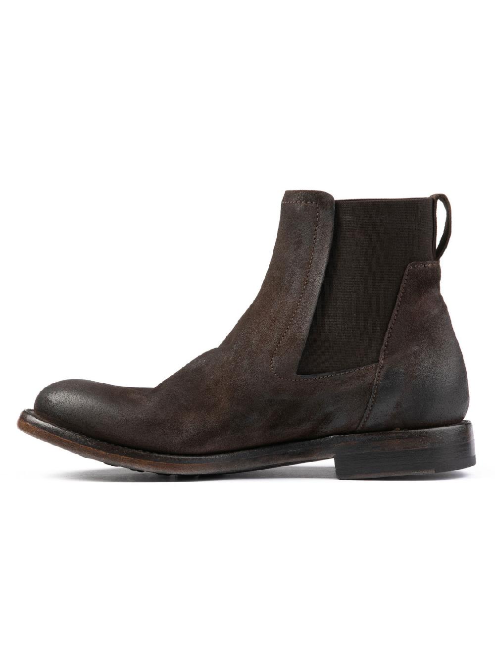 Silvano Sassetti Stivaletti in suede marrone Offerta