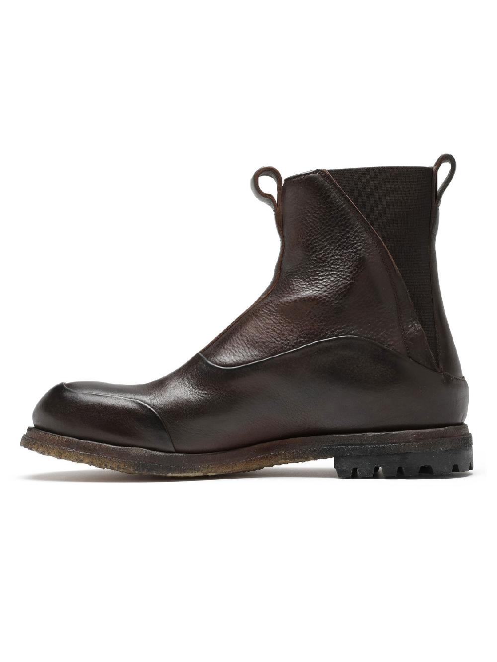 Silvano Sassetti Stivaletti in pelle marrone scuro Offerte