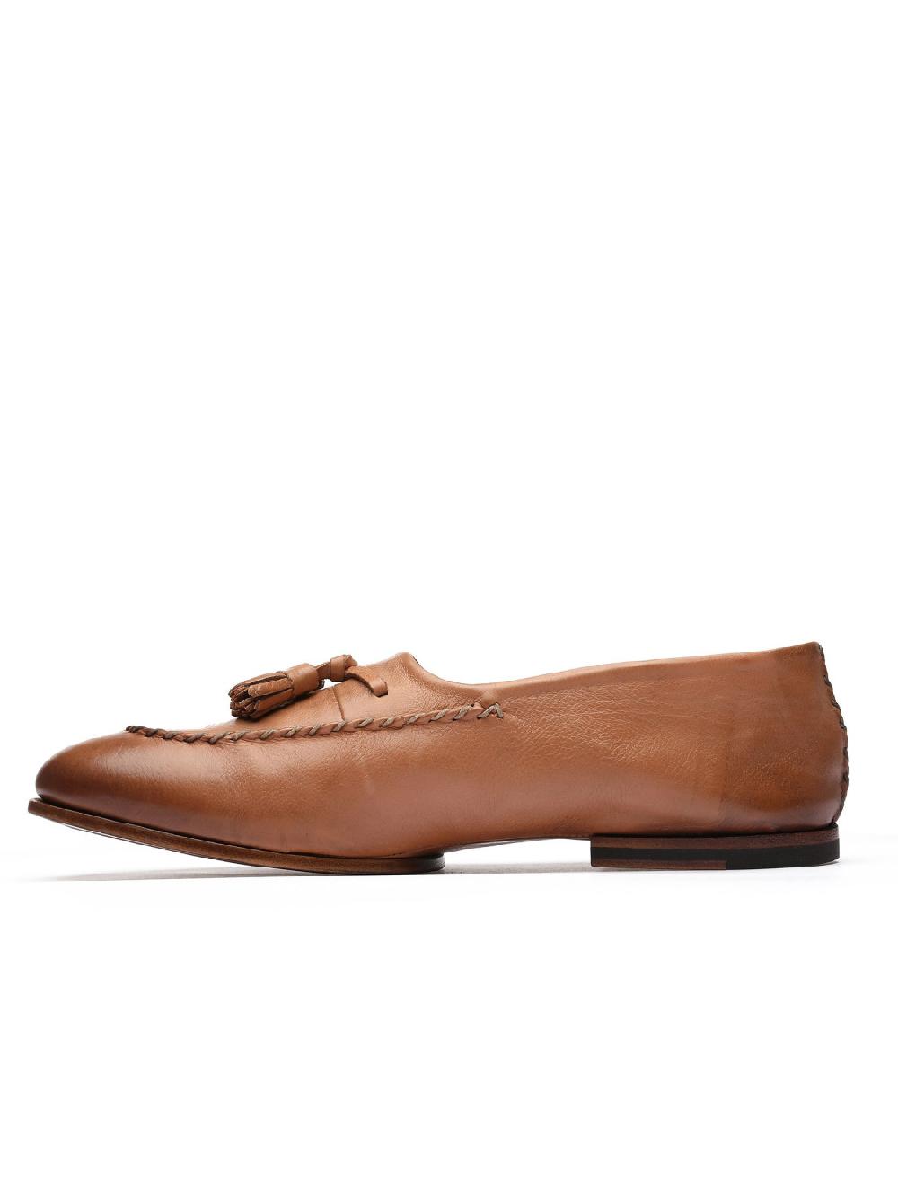 Silvano Sassetti Mocassini in pelle color brandy Fino Al -60%
