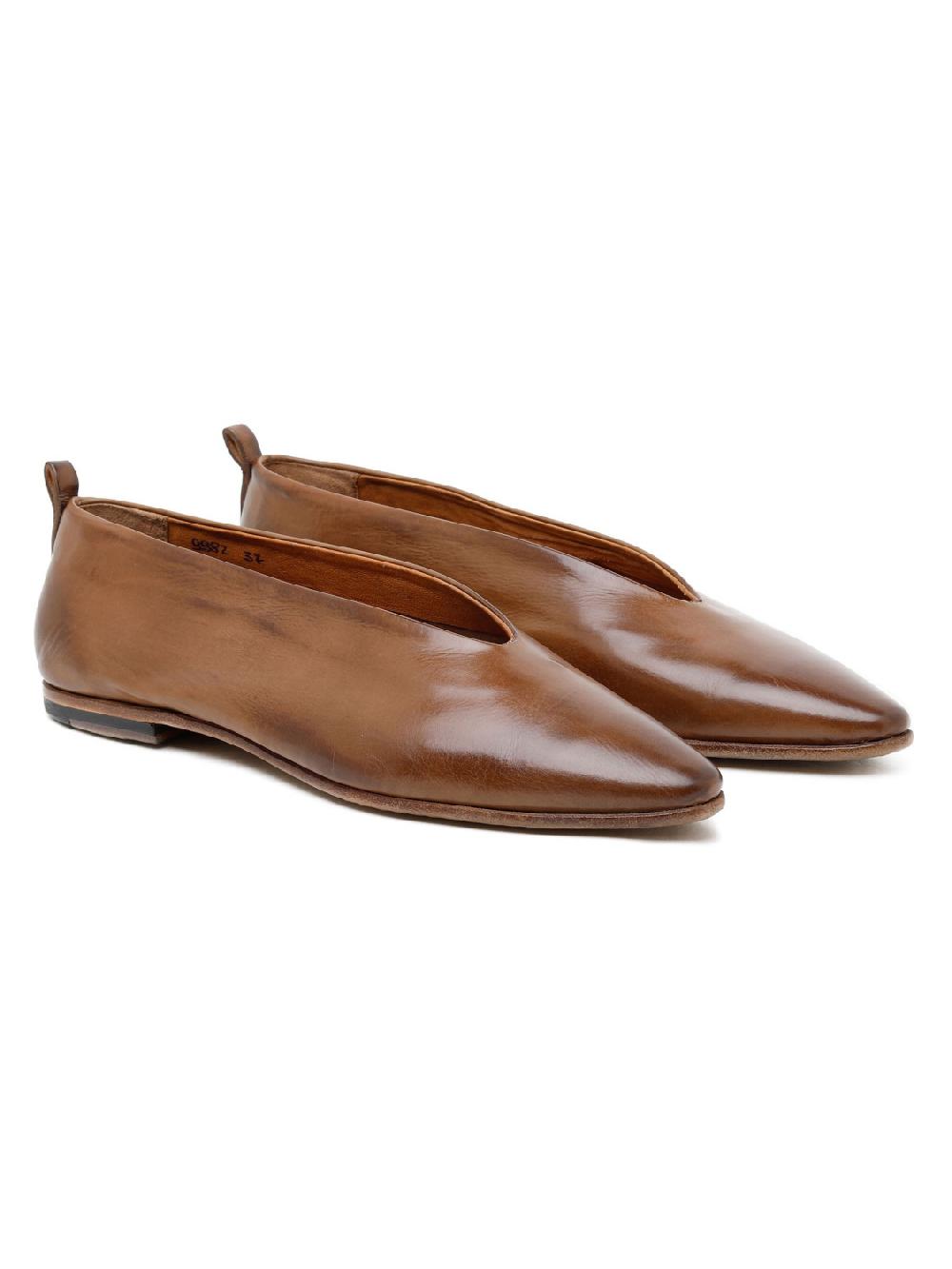 Silvano Sassetti Slippers in vitello spazzolato marrone Prezzo Ridotto