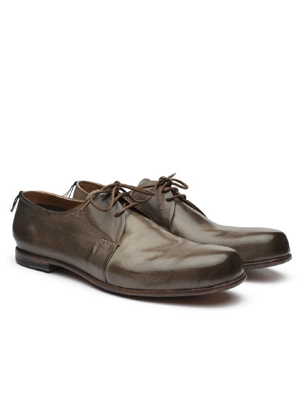 Silvano Sassetti Scarpe Derby in pelle grigia Sconto di tempo limitato