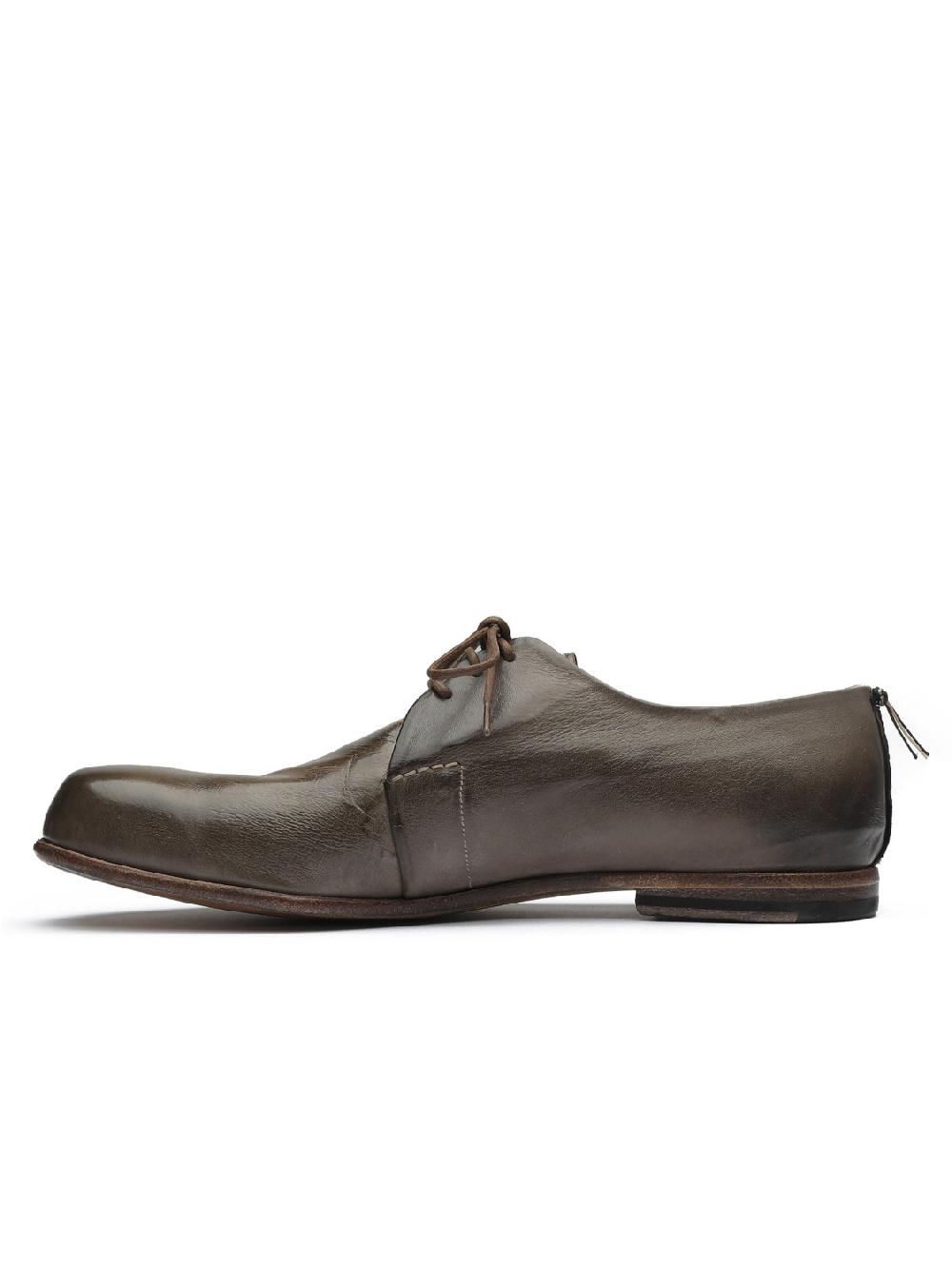 Silvano Sassetti Scarpe Derby in pelle grigia Sconto di tempo limitato
